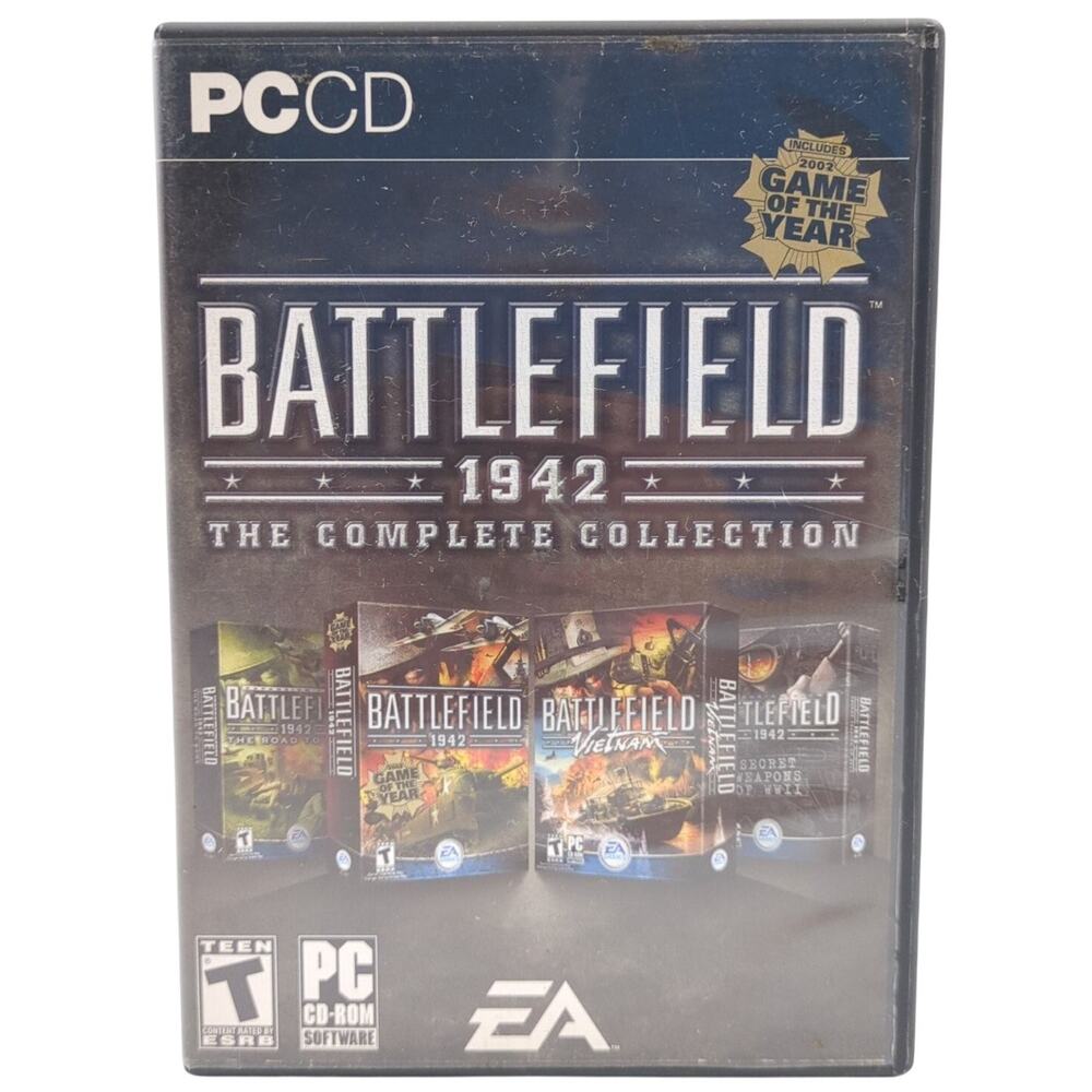 Battlefield 1942 The Complete Collection PC Video Game FPS WWII